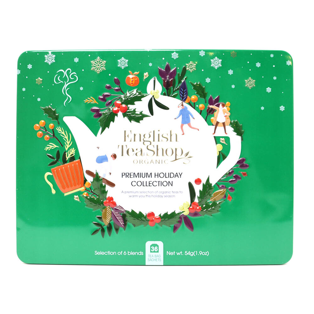 English Tea Shop Holiday Red Prism - 12 Loose Leaf Tea Pyramid Bags - Sold  Out